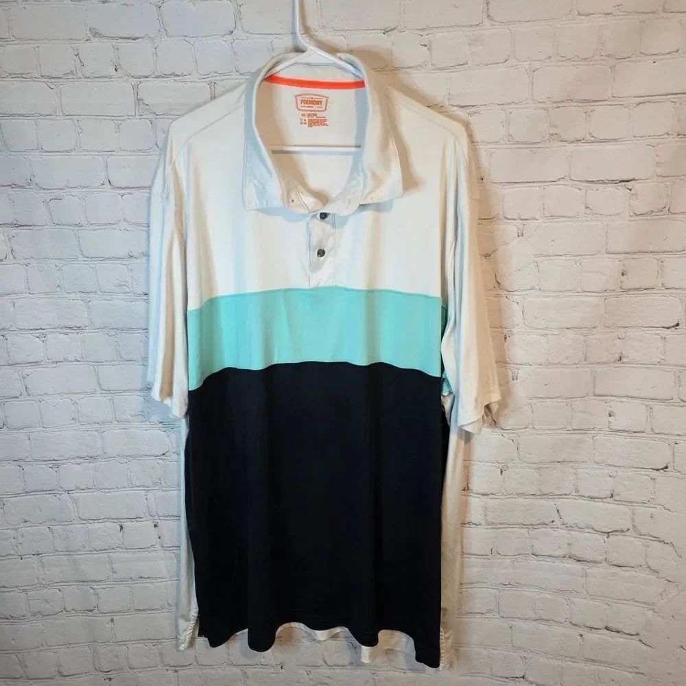 The Foundry Supply Co. Men's Polo Shirt, Size 4XL
